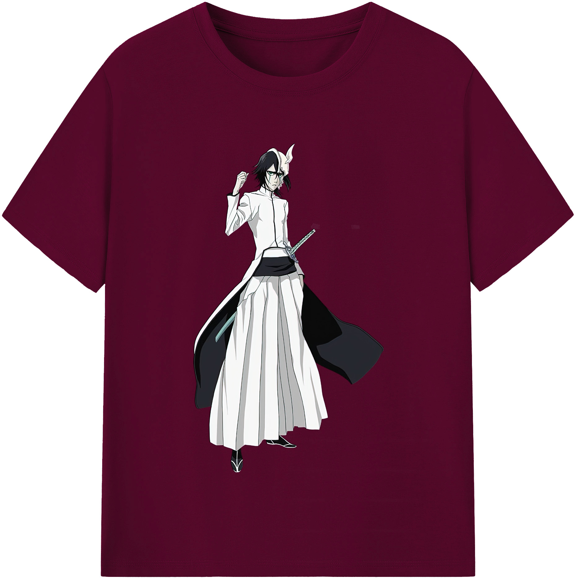 （画像用） ブリーチ ウルキオラ·シファー BLEACH Ulquiorra cifer レディースカジュアルプリントTシャツ（綿100％）